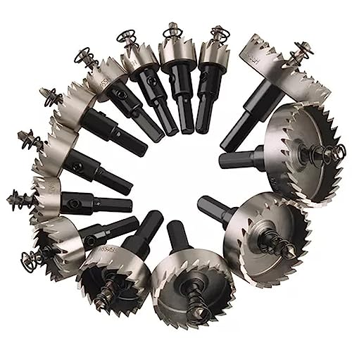Naroote Bohrbit -Set 13 Stcs, Metallbohrbits Hochgeschwindigkeit Stahlbohrbit Bit -Kit Bohrbit Set für Metall für Edelstahl, Eisen, Kunststoff, Holz Naroote Bohrbit -Set 13 Stcs, Metallbohrbits Hochgeschwindigkeit Stahlbohrbit Bit -Kit Bohrbit Set für Metall für Edelstahl, Eisen, Kunststoff, Holz von Naroote