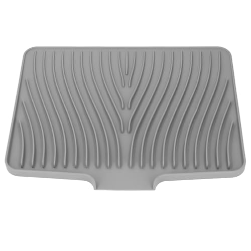 Naroote COPPTOIR -TABELWÜRSCHAGE TRACY -Teppiche, Hitzebeständige, Vielseitige Resistente Geschirrspülteppich, Schnelle Entwässerung, Leicht Reinigung, Abfluss in Gerichten (GREY) von Naroote