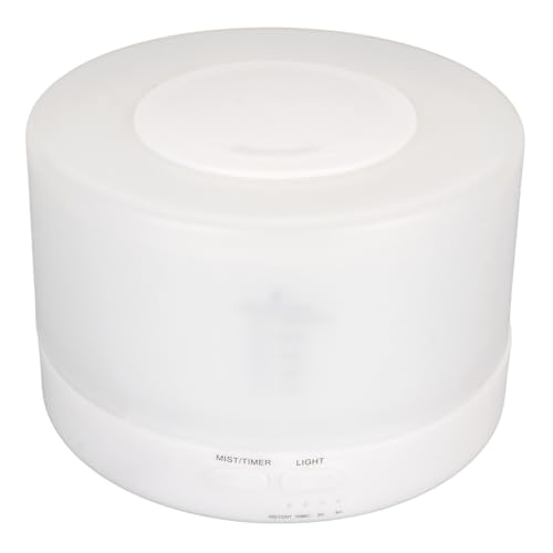 Naroote Diffusor, Aromatherapie Luftbefeuchter Niedriger Geräusch Einfach Farbenfrohe Lichter für Heim für Auto (EU-Stecker) von Naroote