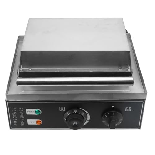 Naroote Donut -Maschine, LED -Indikator Leicht Commercial Donut Maker Non Stick PTFE Beschichtung 6 Loch für Dessert Shop (EU -Stecker 220 V) von Naroote