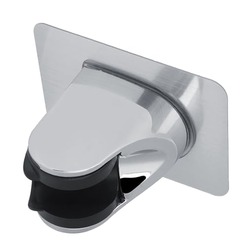 Naroote Duschkopfhalter, Handheld -Duschkopfhalter Selbstkleber Halterung Basis Verstellbar Verchromte Duschhalter für Badezimmer Dusche von Naroote