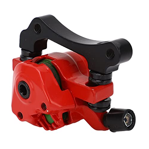Naroote Elektrische Roller -Mechanikbremse, Langlebige Aluminiumlegierung Easy Installation Disc Bremsgerät Elektrischer Roller für Elektromutrücker Zur Reparatur (Rot) von Naroote