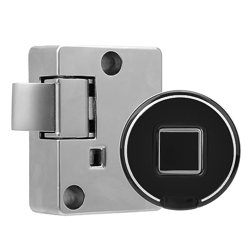 Naroote Elektronische Fingerabdruckverriegelung, Fingerabdruckverriegelungsbiometrische Nicht -Rückenverriegelung mit Einem Notfall -USB Ladeloch für Sauna Datei Kleiderschränke von Naroote