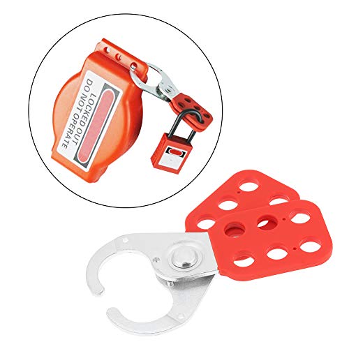 Naroote HaSP Lock, HaSP -Latch 1 -PCs Red Industrial Safety Lockout Lock Stahlhaken mit Kunststoffbeschichteter Körper Naroote HaSP Lock, HaSP -Latch 1 -PCs Red Industrial Safety Lockout Lock Stahlhaken mit Kunststoffbeschichteter Körper von Naroote