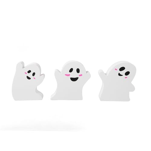 Naroote Halloween Tischdekor, Halloween Indoor Dekor Süße Ghost Dekor Stufe Tablett mit PVC Party Gefälligkeiten für Innenhäuser Party Zimmer Küchentisch Küchentisch Naroote Halloween Tischdekor, Halloween Indoor Dekor Süße Ghost Dekor Stufe Tablett mit PVC Party Gefälligkeiten für Innenhäuser Party Zimmer Küchentisch Küchentisch von Naroote