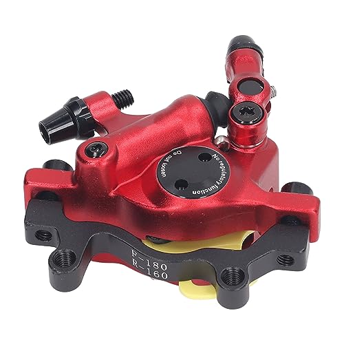 Naroote Hulajnogical Brems -Set, Solide Aluminium Zuverlässige Bremsklemme Scooter Praktisch Langlebig, um Einen Elektrischen Roller Umzuwandeln (Rot) von Naroote