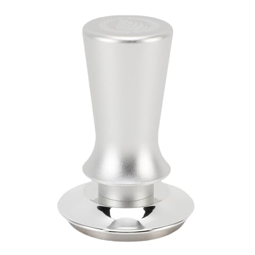 Naroote Kaffeepulver Press Hammer, Kaffeestamper 304 Edelstahl Leicht zu Reinigen für Kaffeemaschine Message (SILVER) von Naroote