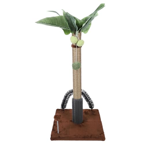 Naroote Katzenbaum, Katze, Resistente Suspendierte Sphäre mit Selbstgespenstbewertung für Hauskatzen (Brown) von Naroote