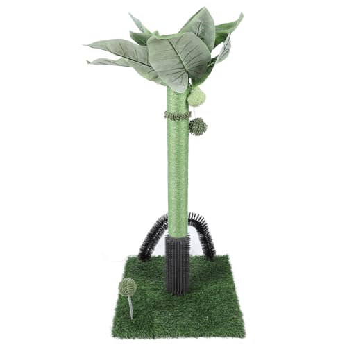 Naroote Katzenbaum, Katze, Resistente Suspendierte Sphäre mit Selbstgespenstbewertung für Hauskatzen (Green) von Naroote