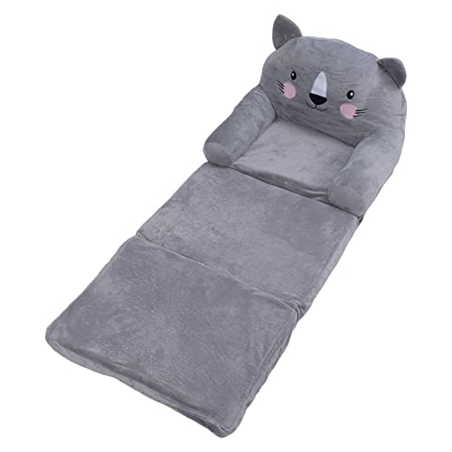 Naroote Kindersofa, Kleinkinderstuhl Cartoon -Stil Faltbare Tragbare Farben für Fernsehen -Wenden Sie Sich (3-stöckig) von Naroote