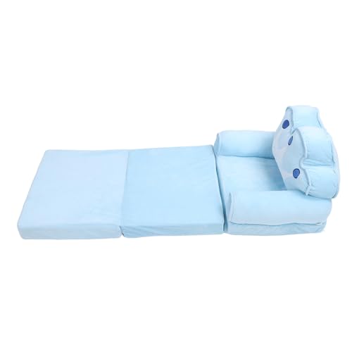 Naroote Kleinkind Armlehnenstuhlbett, Open Couch Sleeper Langable Cabrio -Sofa Zum Lesen für (Blue) von Naroote