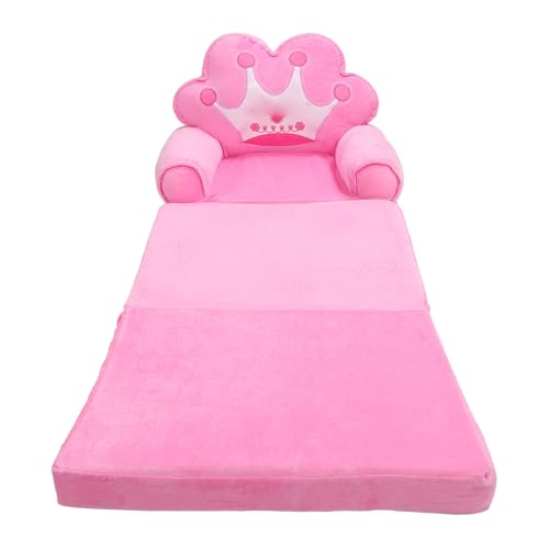 Naroote Kleinkind Armlehnenstuhlbett, Open Couch Sleeper Langable Cabrio -Sofa Zum Lesen für (PINK) von Naroote