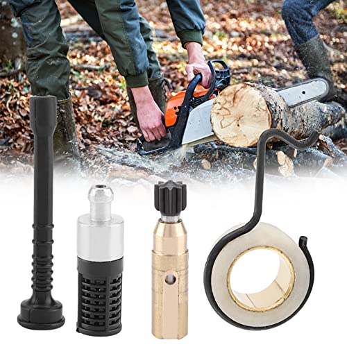 Naroote Kraftstoffpumpe, Kettensägenzubehör für MS180 170 018 Ölpumpe Wurm Getriebe Ölrohrfilter -Accessoire -Kits für MS 250 MS230 MS 210 Kettensägenölpumpe Kettensägen Ersatz von Naroote