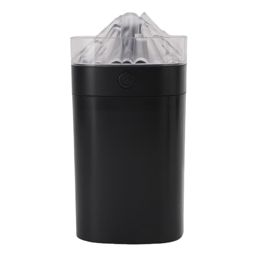 Naroote Office -Luftbefeuchter, Ein Wichtiges ätherisches Öldiffusor USB -Kabelsteuerung 400 Ml für den Desktop (BLACK) von Naroote