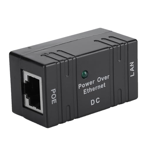 Naroote Poe Poe Plastic Injector, Combiner, Domest Home Equipment für Gegensprechanlage Camera Smart Acces (BLACK) von Naroote