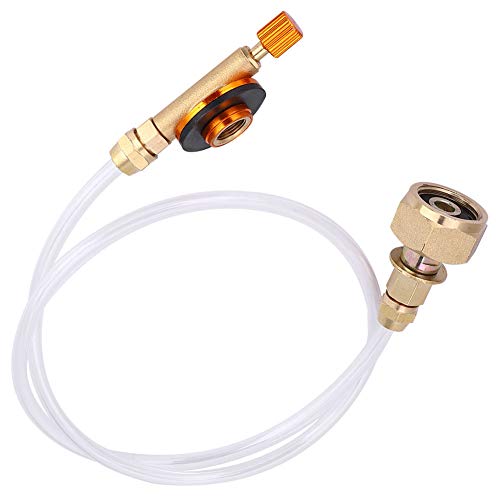 Naroote Propanschlauchadapter, Propanadapterkupfer und PVC mit Leichtem Propanadapter für Outdoor Camping von Naroote