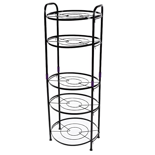 Naroote Runde Regal, Topf und Pfanne Organizer 5 -Tier -Küche Lagerregale 25 Kg Naroote Runde Regal, Topf und Pfanne Organizer 5 -Tier -Küche Lagerregale 25 Kg von Naroote