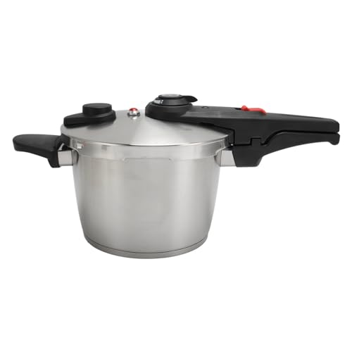 Naroote Schnellkochtopf, 2 Einstellbarer Druckpegel Druckkochkochgeschirrtopf Universal Sicherheitsventil für Zuhause (4L) von Naroote