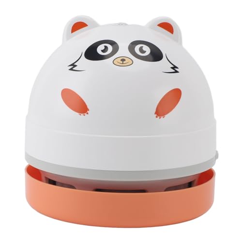 Naroote Schreibtisch Vakuumreiniger Mini, Mini Schreibtisch Vakuum Desk Vakuum Desktop Vakuumreiniger Vakuumreinigungsstaub (Waschbär) von Naroote