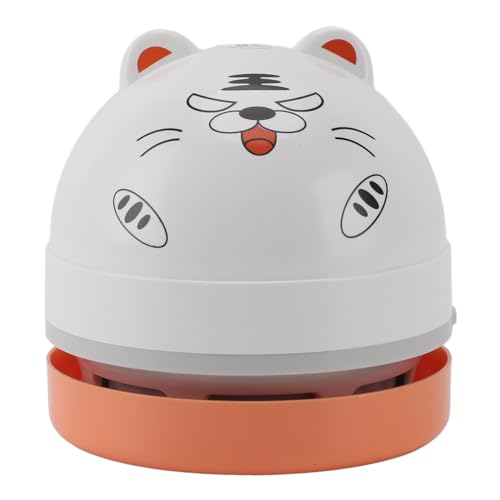 Naroote Schreibtisch Vakuumreiniger Mini, Schreibtisch Vakuum Mini Vakuum Desk Desktop Vakuumreiniger Reinigungsstaub (Tiger) von Naroote