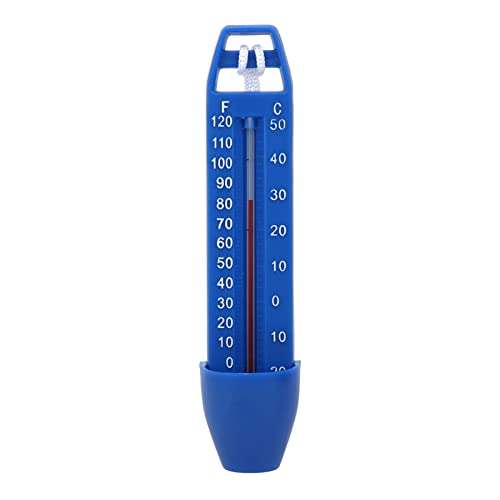 Naroote Schwimmendes Pool -Thermometerpoolzubehör Schwimmbadwartungsausrüstung mit Schnur Wasserthermometer für Schwimmbad Spa Badewanne von Naroote