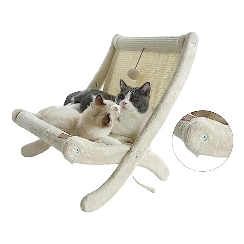 Naroote Sofa Form der Kratzkatze, Entspannendes Sisal -Katzenkratzerbett nach Hause von Naroote