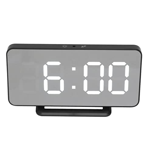 Naroote Spiegelwecker Elektronisch, LED 3 Einstellbare Helligkeit Digitaluhr Abnehmbare Basis Basis 12/24H Doppelalarm für Büro Naroote Spiegelwecker Elektronisch, LED 3 Einstellbare Helligkeit Digitaluhr Abnehmbare Basis Basis 12/24H Doppelalarm für Büro von Naroote