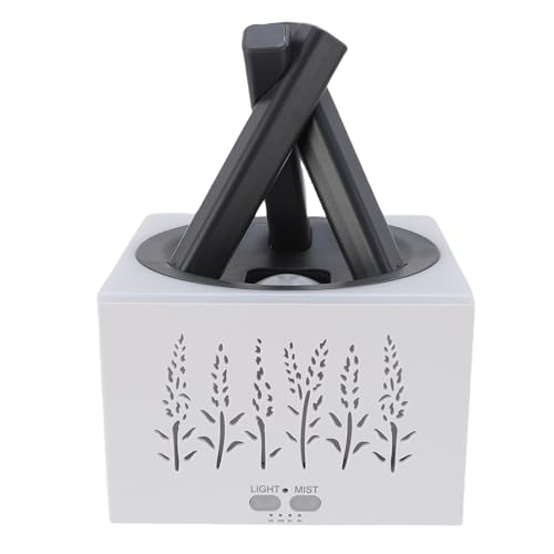Naroote Stiller Luftbefeuchter, 2H 4H 8H Timer Stylish Design Night Light Geruch Diffuser Vielseitiger Gebrauch 400 Ml Kapazität Zum Schlafen (EU-Stecker 100-240V) von Naroote