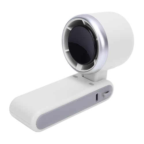 Naroote Tragbarer Handheld - -Lüfter, 180 Grad Faltbarer Typ C Wiederaufladbarer Handheld Lüfter für den Sommer (WHITE) von Naroote