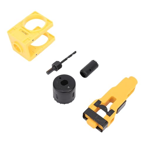 Naroote Türschloss-Installations-Kit, Automatische Positionierung von Türverriegelungskapitalwerkzeugen für 1-3/8in 1-3/4 in Dicken Türen Naroote Türschloss-Installations-Kit, Automatische Positionierung von Türverriegelungskapitalwerkzeugen für 1-3/8in 1-3/4 in Dicken Türen von Naroote