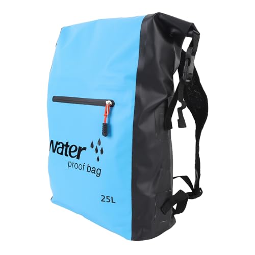 Naroote Wasserfester Trockener, Geräumiger Reisetasche Trockener Abriebfest Mehrere Fächer 25l Tragbar für Camping (Blue) von Naroote