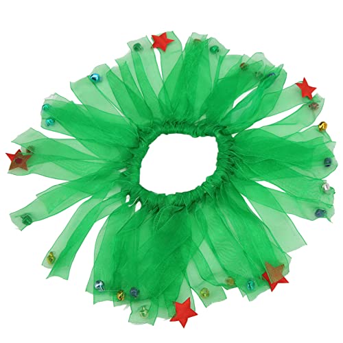 Naroote Weihnachten Jingle Bells Dekorative Hundehalsband, Bequemer Poliester, Angepasster Hundetouner für Hunde (L) von Naroote