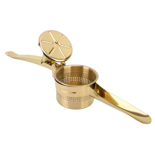 Naroote Zitronenkonsieur, Arbeitssparung Langes Pandage Manual Multipurpose Press Squeeze Einfaches Demontage für die Küche (GOLD) von Naroote