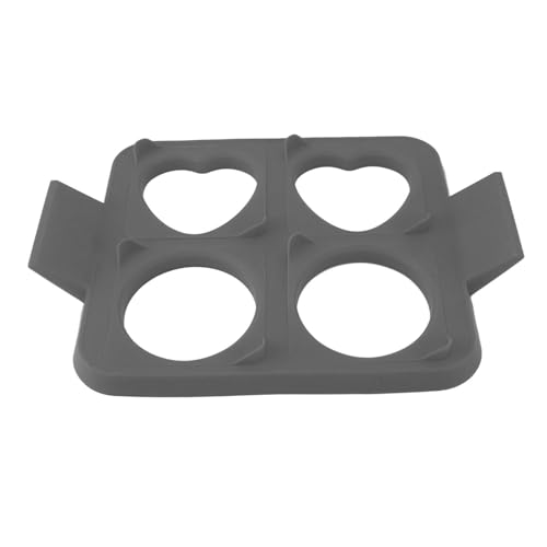 Spiegelei-Form, 4-in-1, Waschbare Silikon-Omelette-Form, Verhindert Anhaften für Küchenutensilien (Kieselgel) von Naroote