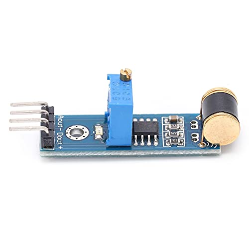 linxiaojix Sensormodul mit 4 Pins, Signalausgang, verstellbares Empfindlichkeitsmodul, Vibrations-Sensormodul mit 1 X Sensormodul für Sensormodul von linxiaojix