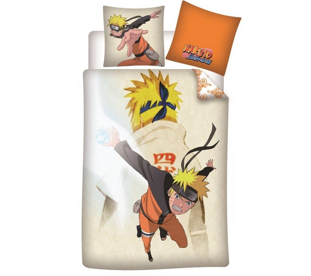 Bettwäsche Naruto Shippuden Bettwäsche Set, Naruto, Baumwolle, Deckenbezug 135-140x200 cm Kissenbezug: 65X65 cm von Naruto