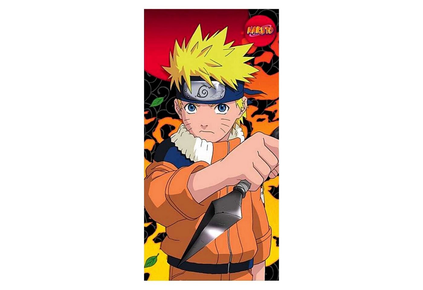 Naruto Badetuch, Mikrofaser, Jungen Strandtuch 70 x 140 cm schnelltrocknend von Naruto