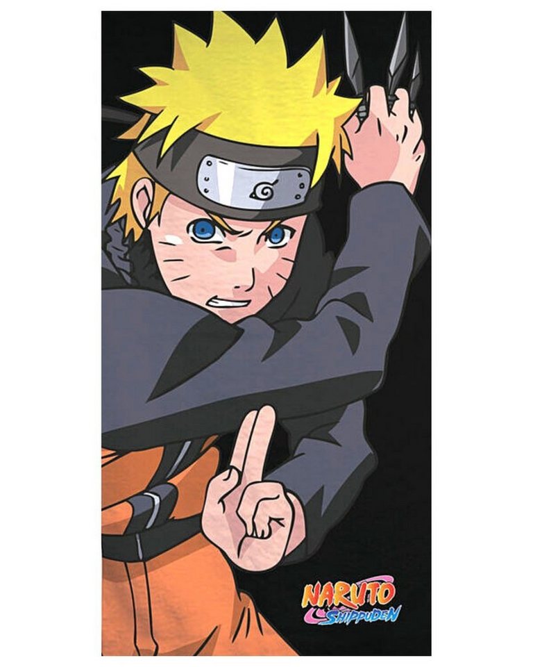 Naruto Badetuch, Baumwolle, Handtuch Strandtuch 70 x 140 cm von Naruto