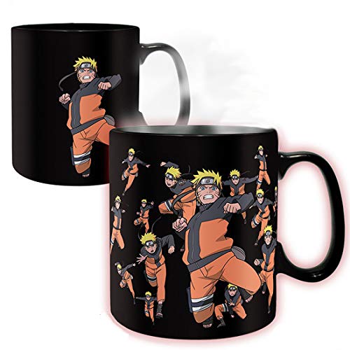 Naruto - Kage Bunshin - Farbwechsel-Tasse | Füllmenge 460 ml | Manga Anime von Naruto