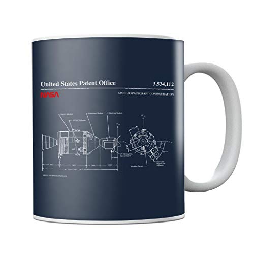 Nasa Apollo Spacecraft Blueprint Mug von Nasa