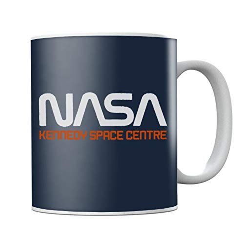 Nasa Kennedy Space Centre Rocket Text Mug von Nasa