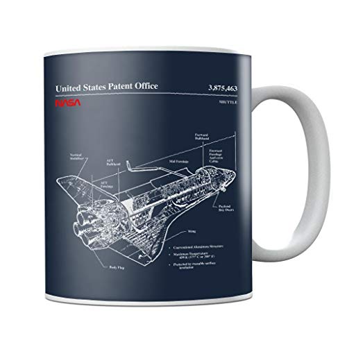 Nasa Shuttle Structure Blueprint Mug von Nasa