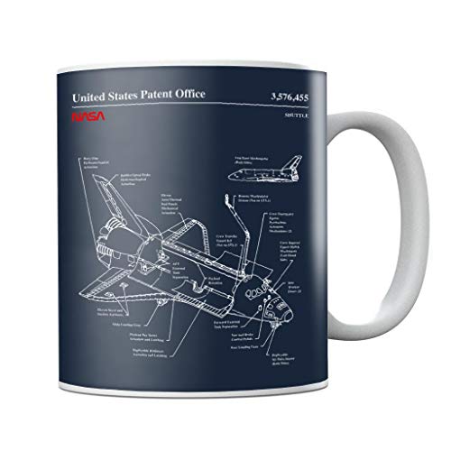 Nasa Space Shuttle Blueprint Mug von Nasa