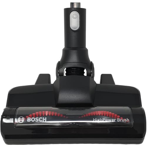 NaschLager Elektrobürste 17002491 HighPower Brush AllFloor Bodendüse kompatibel mit Bosch Unlimited Serie 8 Gen2 ProPower 18V 30W Teppichdüse motorisierte Bürstenwalze Klickverbindung schwarz von NaschLager