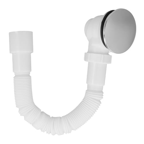 Duschablauf, Duschablauf Flach, Ablaufgarnitur Dusche, Abfluss Dusche, Duschablaufsiphon Mit 90-mm-Geruchsstopfen, Flexiblem Schlauch, Haarfilter, ABS-Material Duschablauf, Duschablauf Flach, Ablaufgarnitur Dusche, Abfluss Dusche, Duschablaufsiphon Mit 90-mm-Geruchsstopfen, Flexiblem Schlauch, Haarfilter, ABS-Material von Naseom