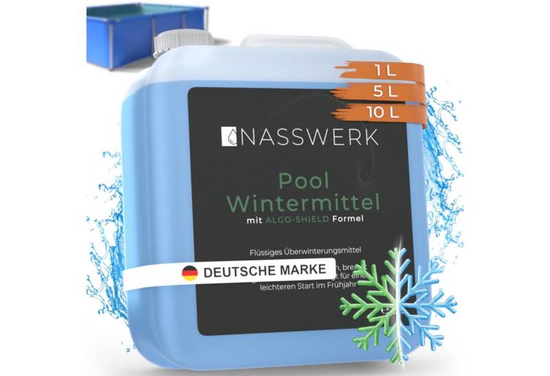 Nasswerk® Poolpflege Effektives Pool Wintermittel mit ALGO-SHIELD Formel, Einfache Anwendung & starker Schutz für Poolüberwinterung von Nasswerk®