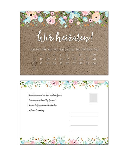 50 Save the date Karten Hochzeit Einladung Hochzeit Einladungskarten (Vintage Hochzeit) von Nastami