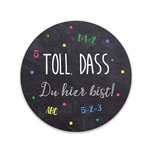 50 x Sticker Schulanfang Toll, dass du hier bist Einschulung Aufkleber 50 x Sticker Schulanfang Toll, dass du hier bist Einschulung Aufkleber von Nastami