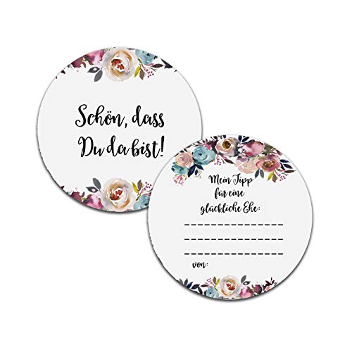 50 Bierdeckel Hochzeit Hochzeitsdeko Tischdeko Hochzeit Gastgeschenk Hochzeit Hochzeitsspiel Bierdeckelspiel (BOHO Hochzeit) von Nastami