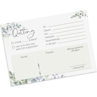 1x Quittungsblock A6 Mit Durschlagepapier 1 Stück von NastamiDesign